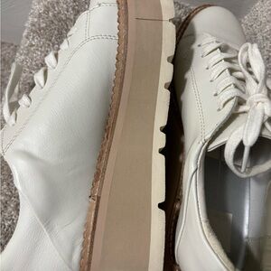 Dulce Vita White Leather Sneakers